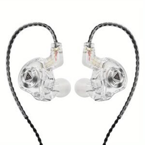 14c757dd-6878-4871-b20b-6dd3b25f0cf3.jpg QKZ ENZO PRO 3.5mm Detachable Dynamic Resin In-Ear Monitor Earphones with L-Shaped Plug
