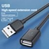 USB 2.0 Extension Cable High-Speed USB Extender Cord for Smart TV PS4 Xbox One SSD