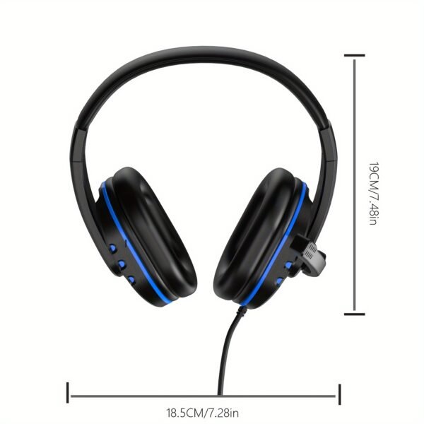 PS5 Gaming Headset with Microphone Stereo Noise Reduction Gaming Headphones