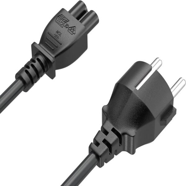 H1dcff2927af74c788be1950bb04ddbb4A.jpg 1.5M / 1.8M EU Plug C5 2-Pin AC Laptop Power Cord – IEC Computer Charger Extension Cable, 100% Pure Copper