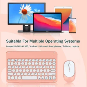 Bluetooth Keyboard & Mouse Kit – Multi-Color Options, Easy & Quick Connection