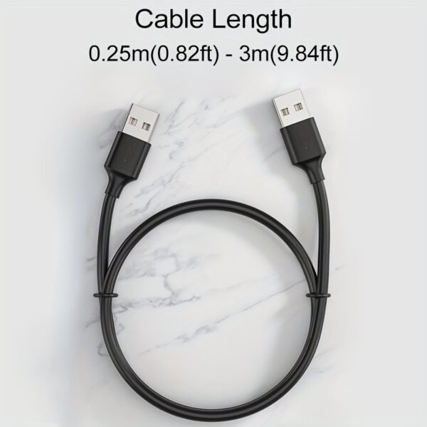 f8402f72cbb48d5b50d4eb393c6d21bc.jpg USB to USB A 2.0 Male to Male Cable Double End USB Cord for Hard Drive DVD Player Laptop